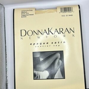 Donna Karan vintage 1988 sheer hosiery pantyhose tights nylons M